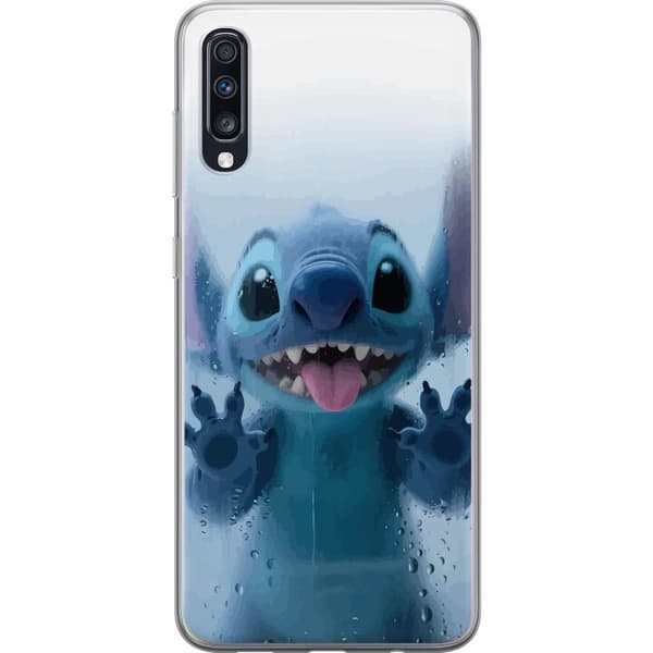 Samsung Galaxy A70 Gennemsigtig cover Stitch ved et vindue i sød stil