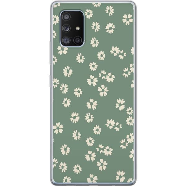 Samsung Galaxy A71 5G Gjennomsiktig deksel Blomsterdrøm - Fargerikt Blomstermønster