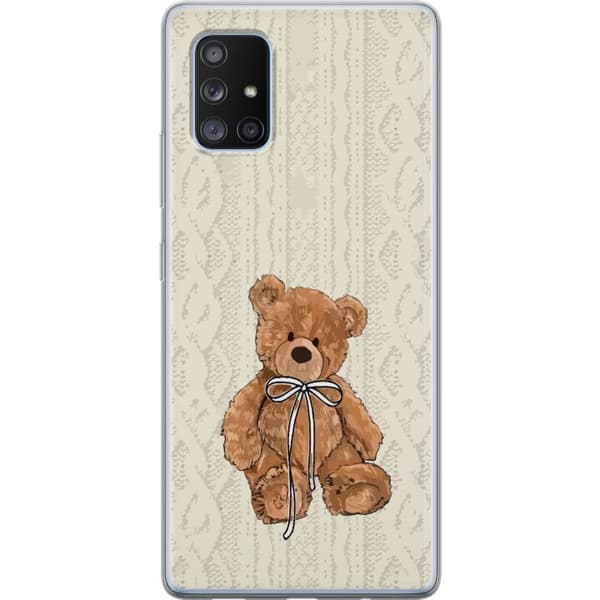 Samsung Galaxy A71 5G Gjennomsiktig deksel Liten Bamse – klassisk bamse i enkel design