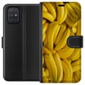 Miniatyrbillede 1 af 3: Samsung Galaxy A71 Tegnebogsetui Banan mønster