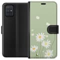 Miniatyrbilde 1 av 3: Samsung Galaxy A71 Lommeboketui Prestekrager - blomstrete mønster i svensk sommerstil