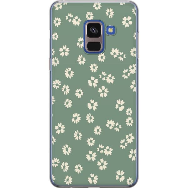 Samsung Galaxy A8 (2018) Genomskinligt Skal Blomsterdröm – färgglatt blommönster