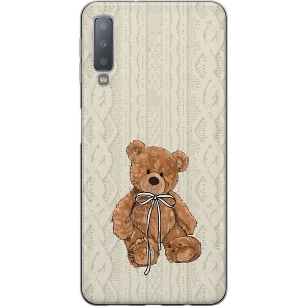 Samsung Galaxy A7 (2018) Gjennomsiktig deksel Liten Bamse – klassisk bamse i enkel design