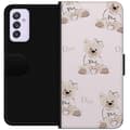 Miniatyrbild 1 av 3: Samsung Galaxy A82 5G Plånboksfodral Teddy Dior Vibes – lyxig nalle i fashionstil