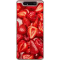 Pikkukuva 1 / 3: Samsung Galaxy A80 Läpinäkyvä kuori Mansikkakuviointi - makea motiivi kesäfiiliksellä