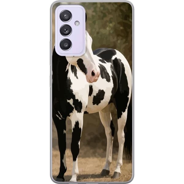 Samsung Galaxy A82 5G Gennemsigtig cover Smuk Hest - elegant illustration af hestemotiv
