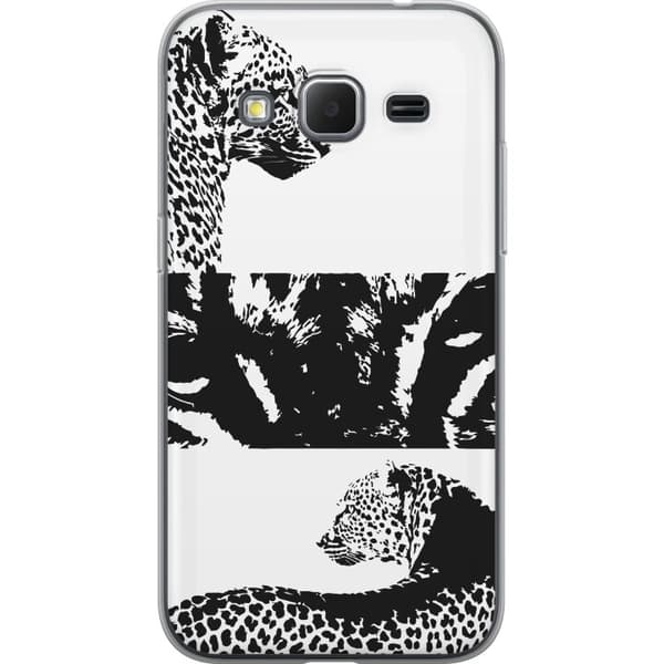 Samsung Galaxy Core Prime Gennemsigtig cover Leopard Faces