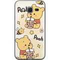 Pikkukuva 1 / 3: Samsung Galaxy Core Prime Läpinäkyvä kuori Nalle Pooh - klassinen karhumotiivi uudessa tulkinnassa