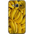 Miniatyrbillede 1 af 3: Samsung Galaxy Core Prime Gennemsigtig cover Banan mønster
