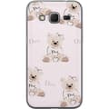 Pikkukuva 1 / 3: Samsung Galaxy Core Prime Läpinäkyvä kuori Teddy Dior Vibes - ylellinen nalle muotityyliin