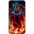 Miniatyrbild 1 av 3: Samsung Galaxy J5 Genomskinligt Skal Ronaldo Inferno – fotbollshjälte i eldflammor
