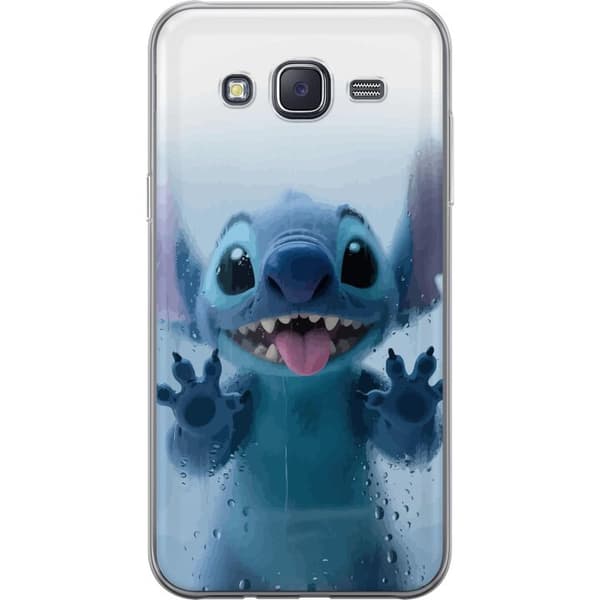 Samsung Galaxy J5 Genomskinligt Skal Stitch Window View – Stitch vid ett fönster i söt stil