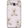 Miniatyrbillede 1 af 3: Samsung Galaxy J5 Gennemsigtig cover Teddy Dior Vibes - luksuriøs bamse i modetil