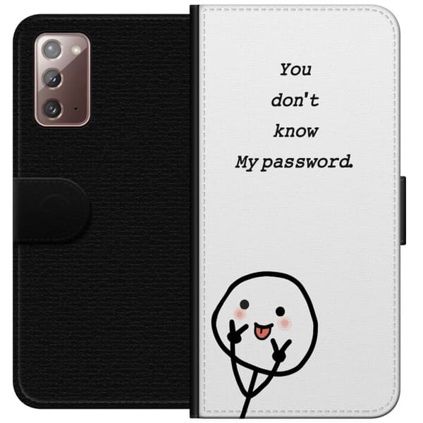 Samsung Galaxy Note20 Tegnebogsetui Du Kender Ikke Mit Adgangskode