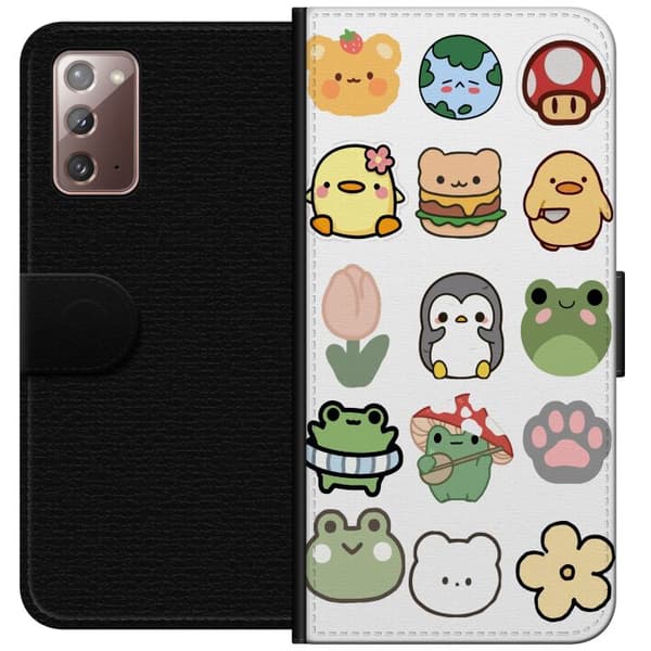 Samsung Galaxy Note20 Tegnebogsetui Kawaii Friends