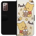 Miniatyrbillede 1 af 3: Samsung Galaxy Note20 Tegnebogsetui Nalle Pooh-stil - klassisk bjørnemotiv i en ny fortolkning
