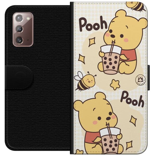 Samsung Galaxy Note20 Tegnebogsetui Nalle Pooh-stil - klassisk bjørnemotiv i en ny fortolkning