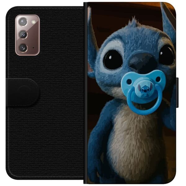 Samsung Galaxy Note20 Plånboksfodral Stitch & Napp – babytema med söt karaktär