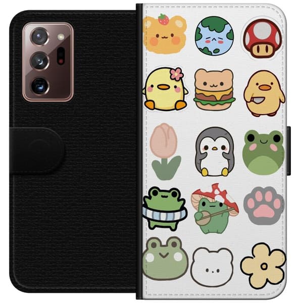 Samsung Galaxy Note20 Ultra Lompakkokotelo Kawaii Friends