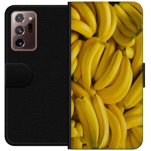 Samsung Galaxy Note20 Ultra Lompakkokotelo Banaani kuvio