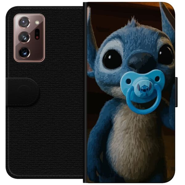 Samsung Galaxy Note20 Ultra Lompakkokotelo Stitch & Napp - vauvateema söpöllä hahmolla