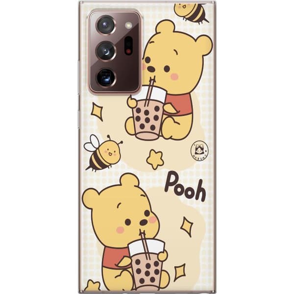 Samsung Galaxy Note20 Ultra Läpinäkyvä kuori Nalle Pooh - klassinen karhumotiivi uudessa tulkinnassa