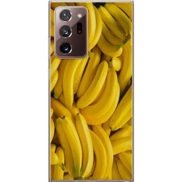 Samsung Galaxy Note20 Ultra Läpinäkyvä kuori Banaani kuvio