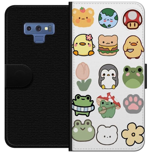 Samsung Galaxy Note9 Plånboksfodral Kawaii Friends – söta figurer i japansk stil