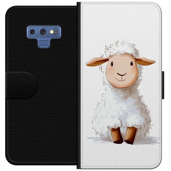 Samsung Galaxy Note9 Plånboksfodral Sött Lamm – tecknad stil för barn & babyprodukter