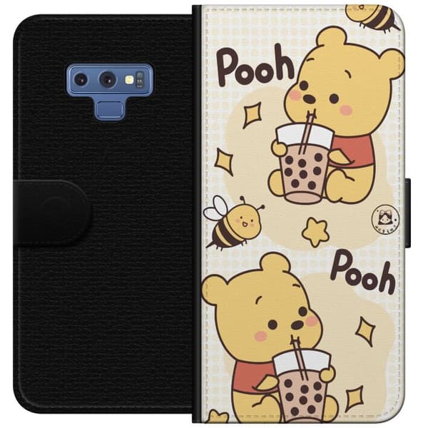 Samsung Galaxy Note9 Plånboksfodral Nalle Pooh Style – klassiskt björnmotiv i ny tolkning
