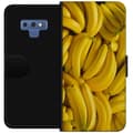 Miniatyrbild 1 av 3: Samsung Galaxy Note9 Plånboksfodral Banana Pattern – lekfullt mönster med gula bananer