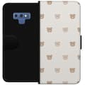 Miniatyrbild 1 av 3: Samsung Galaxy Note9 Plånboksfodral Teddy Background – gulliga nallar mot mjuk bakgrund