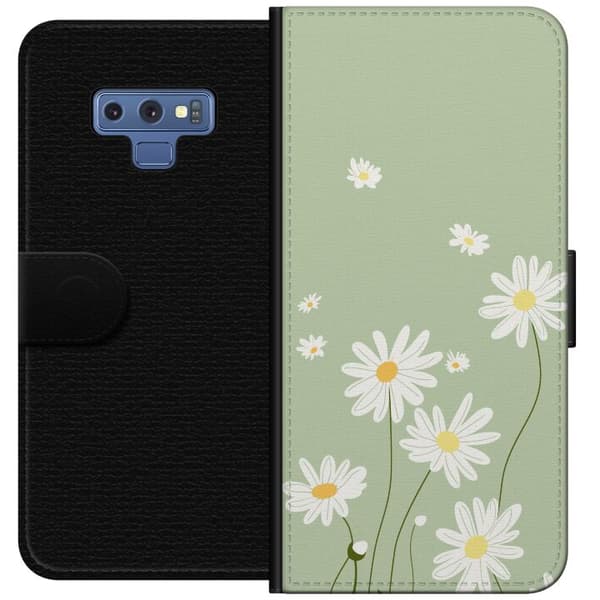 Samsung Galaxy Note9 Lommeboketui Prestekrager - blomstrete mønster i svensk sommerstil