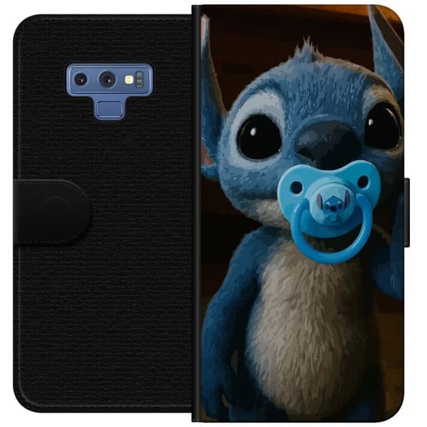 Samsung Galaxy Note9 Lommeboketui Stitch & Napp - babytema med søt karakter