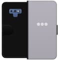 Miniatyrbillede 1 af 3: Samsung Galaxy Note9 Tegnebogsetui Lilla Blomminimalisme - stilfuldt blomstermotiv på lilla baggrund