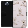Miniatyrbild 1 av 3: Sony Xperia 10 Plånboksfodral Teddy Dior Vibes – lyxig nalle i fashionstil