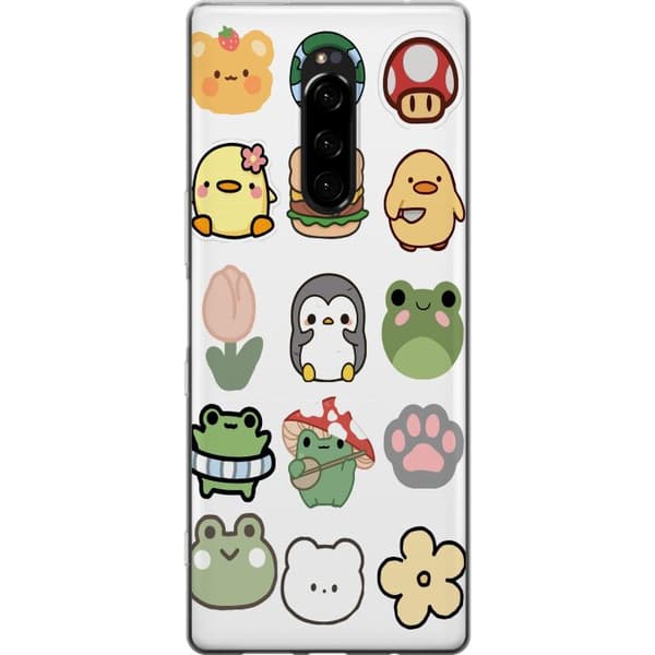 Sony Xperia 1 Gjennomsiktig deksel Kawaii Friends