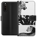 Pikkukuva 1 / 3: Sony Xperia 10 II Lompakkokotelo Leopard Faces