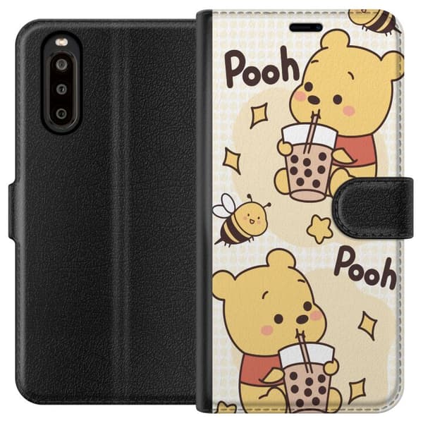 Sony Xperia 10 II Tegnebogsetui Nalle Pooh-stil - klassisk bjørnemotiv i en ny fortolkning
