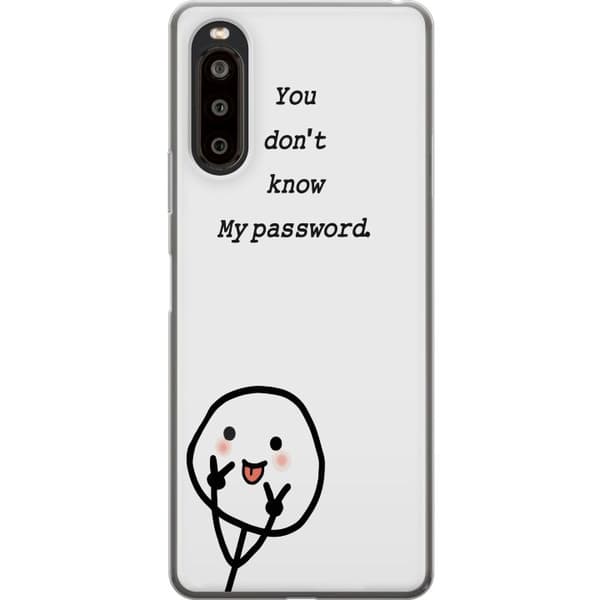 Sony Xperia 10 II Gennemsigtig cover Du Kender Ikke Mit Adgangskode
