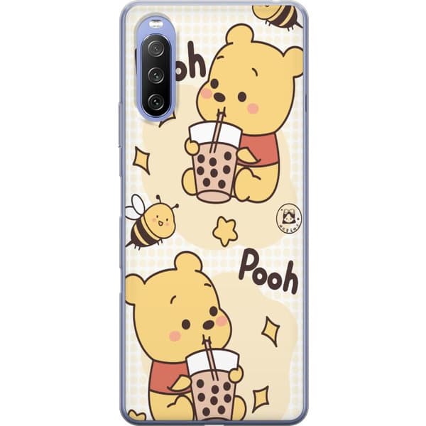 Sony Xperia 10 III Läpinäkyvä kuori Nalle Pooh - klassinen karhumotiivi uudessa tulkinnassa