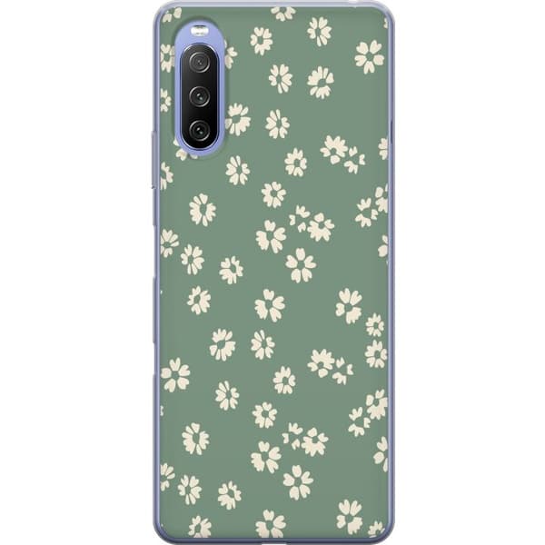 Sony Xperia 10 III Läpinäkyvä kuori Kukkaisunelma - Värikäs Kukkakuvio