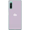 Miniatyrbillede 1 af 3: Sony Xperia 10 IV Gennemsigtig cover Lilla Sky - minimalistisk sky på lilla baggrund