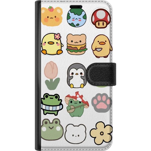 Sony Xperia 10 V Plånboksfodral Kawaii Friends – söta figurer i japansk stil