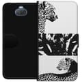 Miniatyrbilde 1 av 3: Sony Xperia 10 Plus Lommeboketui Leopard Faces