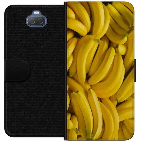 Sony Xperia 10 Plus Lommeboketui Banana mønster