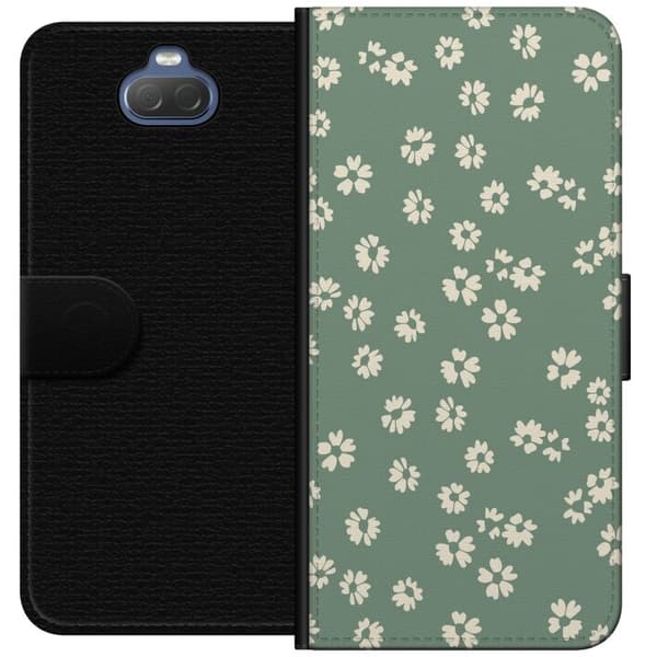 Sony Xperia 10 Plus Lommeboketui Blomsterdrøm - Fargerikt Blomstermønster