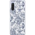 Miniatyrbillede 1 af 3: Sony Xperia 10 V Gennemsigtig cover Blomster & Fugle - Romantisk Vintage-stil Mønster