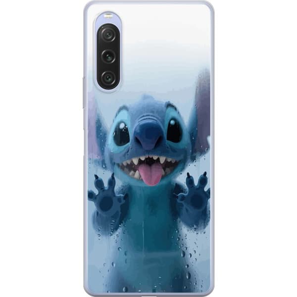 Sony Xperia 10 V Gennemsigtig cover Stitch ved et vindue i sød stil
