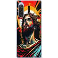 Pikkukuva 1 / 3: Sony Xperia 10 V Läpinäkyvä kuori Jeesus ja Kortti - uskonnollinen motiivi syvällä symboliikalla